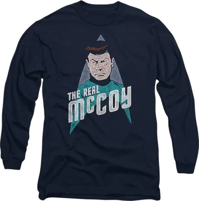 Image de Star Trek - "The Real McCoy" T-shirt Homme/Femme Unie TV9430 (S) (Marine)