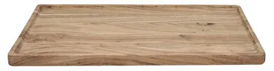 Immagine prodotto di Tavolino puzzle in legno di acacia, finitura naturale, dimensioni: lunghezza 50 cm, larghezza 32 cm, altezza 2 cm