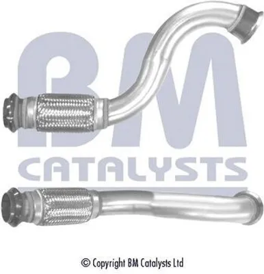 Produktbild von BM CATALYSTS Abgasrohr Auspuffrohr passend für PEUGEOT 207 (WA, WC) BM50295