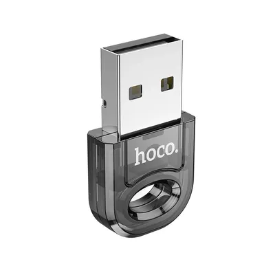Zdjęcie produktu dla HOCO adapter USB A bluetooth UA28 transparentny czarny