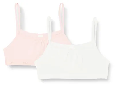 Image de Soutiens-gorge pour filles DIM, modèle "Les Pockets Ecodim", lot de 2 | Coton doux et résistant | Pour un usage quotidien