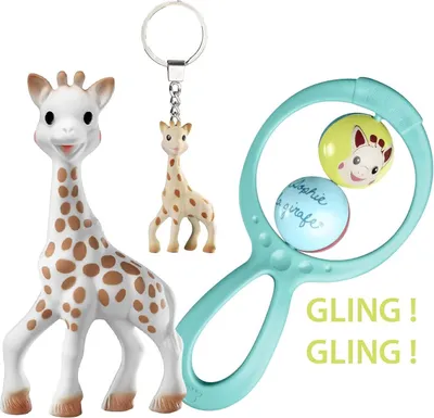 Produktbild von SOPHIE LA GIRAFE 010324 Silikon-Beißring, 0 - 6 Monate, BPA-frei