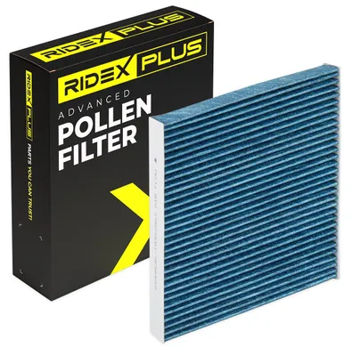 Produktbild von RIDEX PLUS 424I0491P Aktivkohle Innenraumfilter Pollenfilter für VW POLO (9N) Polo Schrägheck (6R1, 6C1) für AUDI A3 Sportback (8VA, 8VF) für SKODA