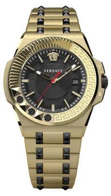 Produktbild von Versace Herren Armbanduhr Chain Reaction 45 mm Datumsfenster Armband Edelstahl VEDY01119