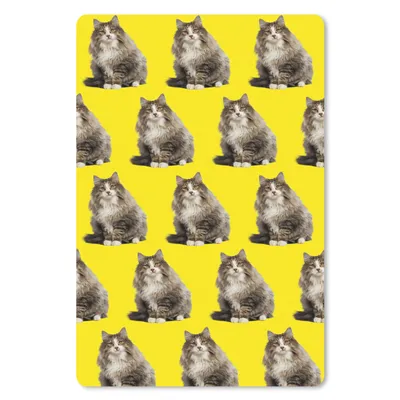 Produktbild von MuchoWow® Mauspad Mousepad Haustiere - Gelb - Muster 40x60 cm - Mousepads - Maus Mat - Pad - Mausunterlage - Schreibtisch Accesoire