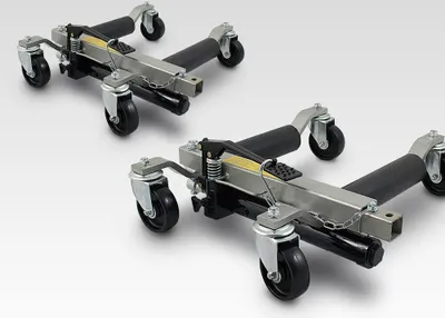 Produktbild von Bituxx 2 Stück PKW Rangierhilfe Rangierheber hydraulisch Wagenheber Auto Rangierroller MS-15320