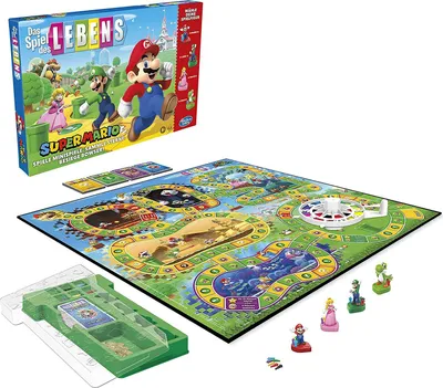 Produktbild von Das Spiel des Lebens Super Mario, Brettspiel