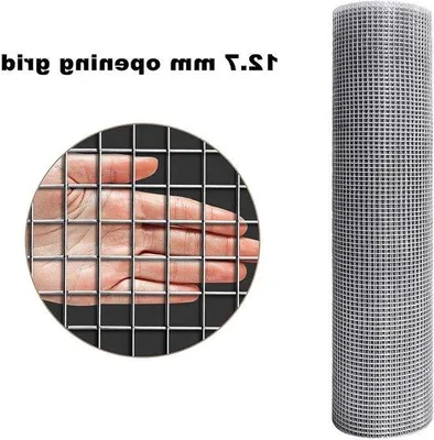 Productafbeelding van Famanu Volieredraad, kippengaas, 127 mm, verzinkt - geperforeerd, gelast gaas