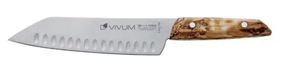 Obrázok produktu pre F.DICK Santoku VIVUM mit 18 cm Klinge mit Kullenschliff 83642182KH