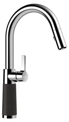 Produktbild von SCHOCK Armatur SC-520 in ONYX mit Zugauslauf / CRISTALITE PLUS®