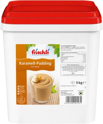 Image de Frischli Pudding à la crème caramel comme fait maison à consistance optimale 5000g
