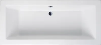 Produktbild von Aloni Acryl-Badewanne Ablauf Mitte Weiß (TxBxH) 180 x 80 x 60 cm