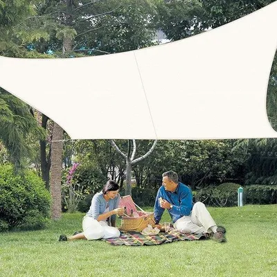 Produktbild von Famanu Sonnenschutzschirm 5 x 5 m - Wasserfest und vielseitig
