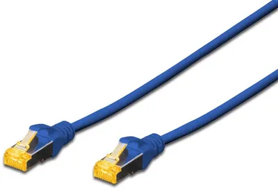 Image de DIGITUS CAT 6A S/FTP Patchkabel, 1m, blau