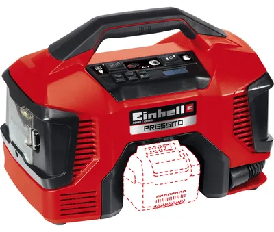 Image de Compresseur hybride – Pressito – 18 V / secteur – Pression max. 11 bar – Sans batterie ni chargeur