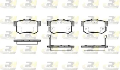 Produktbild von ROADHOUSE Bremsbeläge Satz Hinten Bremsklötze für SUZUKI SWIFT III (MZ, EZ) 2325.02