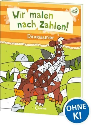 Immagine prodotto di Wir malen nach Zahlen! - Dinosaurier