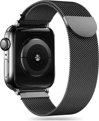 Zdjęcie produktu dla Tech-Protect MilaneseBand, Pasek od zegarka, Apple, Watch 4 / 5 / 6 / 7 / 8 / 9 / SE / Ultra 1 / 2 (42/44/45/49 mm), Stal, Zawieszane pudełko, 1 szt.
