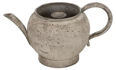 Produktbild von Kerzenhalter KANNE braun grau shabby chic Teekanne mit Kerzenhalter Landhausstil