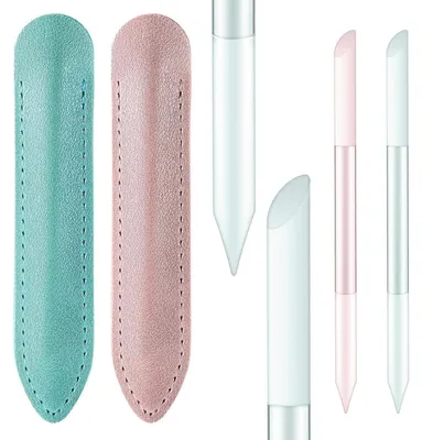 Immagine prodotto di Set di 2 spingipelle in vetro, strumenti per la manicure