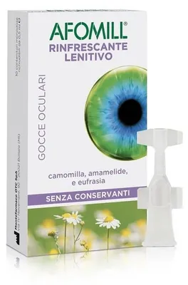 Productafbeelding van AFOMILL RINFRESCANTE, zonder conserveermiddelen, 10 flacons van 0,5 ml