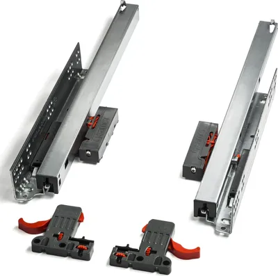 Produktbild von SOTECH 1 Paar (2 St.) Unterflurführung Vollauszug Push-to-Open Länge 350 mm Tragkraft 40 kg 2D-verstellbar