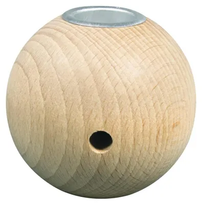 Obrázok produktu pre Rayher svietnik drevená guľa dekorácia z dreva priemer 7 cm výška 6,5 cm