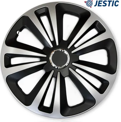 A single car wheel cover is shown against a white background.