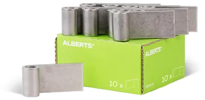 Produktbild von Alberts Anschweißband | Stahl | Ø13 mm | 10er Set
