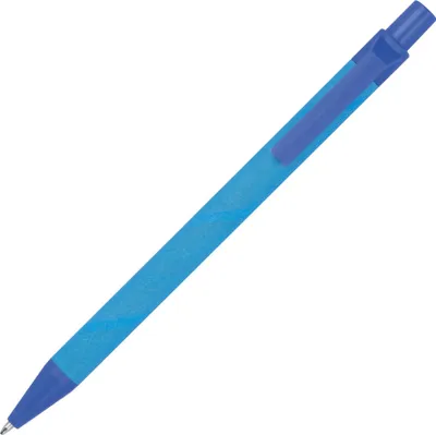 Produktbild von 10x Kugelschreiber aus Pappe / Farbe: blau