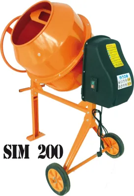 Produktbild von Betonmischmaschine SIM200 200L 800W 230V Betonmischer Mischmaschine