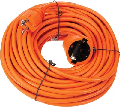 Produktbild von Perel Verlängerungskabel, H05VV-F 3G1.5, 20 m, 16 A/230 V, 3500 W, Typ E/F, Schuko, für innen, PVC,
