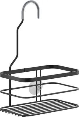 Produktbild von METALTEX 401118000 Origin Lava Duschenboy klein, TouchTherm, matt schwarz / Duschregal