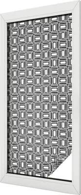 Produktbild von Buntglas Fensterfolie – 116x50 cm – Stained-Glass Design – blickdichte dekorative Sichtschutzfolie – selbstklebend, UV-Schutz – Energiemuster