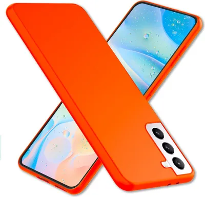 Image de NALIA Housse silicone fluo colorée pour Samsung Galaxy S22 Orange