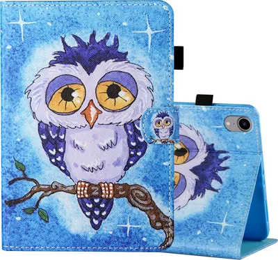 Produktbild von Für Apple iPad Mini 2024 8.3 Zoll / Mini 6 2021 Kunstleder Motiv 8 Tasche Hülle