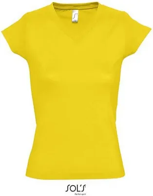 Produktbild von SOLs 11388 | Ladies V-Neck Moon Damen T-Shirt - Farbe: Oxblood - Größe: M