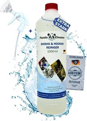 Produktbild von PandaCleaner Shisha Reiniger - 1L Wasserpfeifen Reinigungsmittel