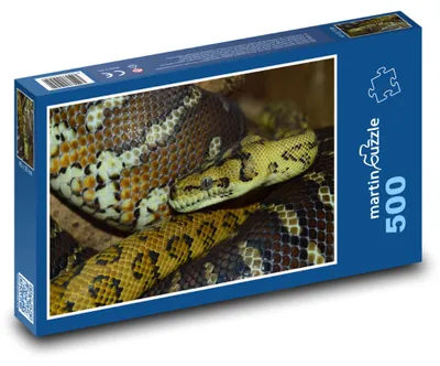 Obrázek produktu pro Puzzle 500 Barevný had na větvi - martinpuzzle