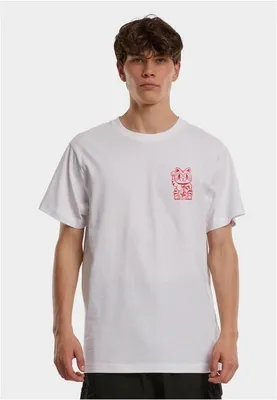 Immagine prodotto di Maglietta da uomo Mr. Tee Good Luck Club Cat Tee bianca - XL