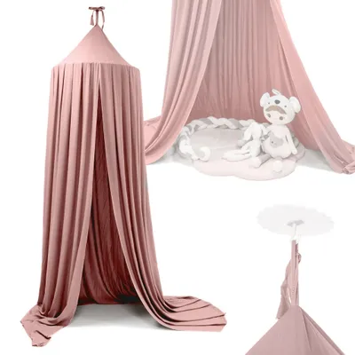 Produktbild von Baldachin-Vorhang Tipi-Zelt hängend rosa