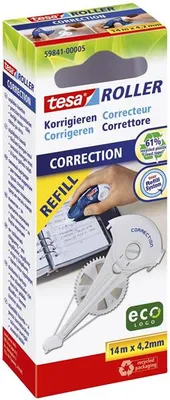 Obrázok produktu pre Náplň do korekčného rollera, 4,2 mm x 14 m, TESA "ecoLogo®"