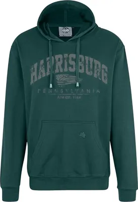 Produktbild von Übergrößen Kapuzen-Sweatshirt AHORN SPORTSWEAR Harrisburg Grau Bottle Green 7XL