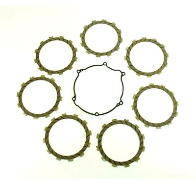 Productafbeelding van Set van 7 koppelingsplaten ATHENA, type P40230063, voor Kawasaki KX 125