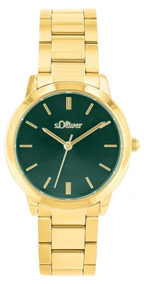 Produktbild von s.Oliver Armbanduhr Damen Quarzuhr Analog, mit Edelstahl Armband, 3 bar Wasserdi