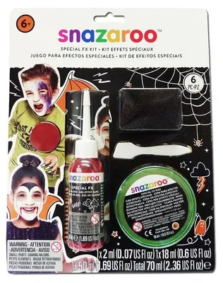 Immagine prodotto di Set trucco effetti speciali con cera modellabile 18 ml e sangue finto