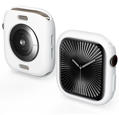 Immagine prodotto di Per Apple Watch Series 11 / 10 42 mm Candy Design Smart Watch Custodia in TPU bianco