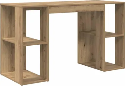Obrázek produktu pro vidaXL Artisan dubový stůl 130 x 50,5 x 75 cm materiál na bázi dřeva
