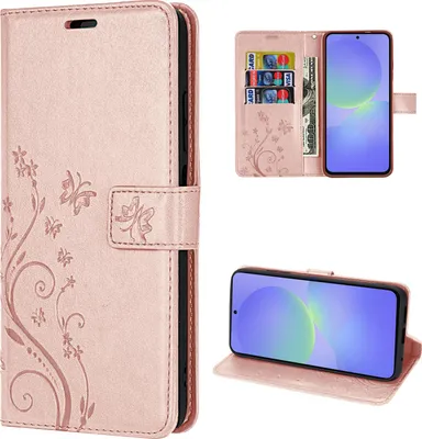 Produktbild von Hülle für Samsung Galaxy A36/ A56 Handy Tasche Case Schutzhülle Schale Etui BF Rosegold