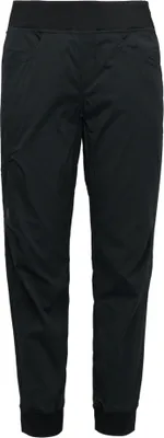 Schwarze Jogginghose für Frauen von Black Diamond; geeignet für Klettern und Bouldern.